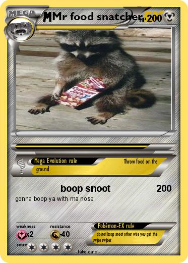 Pokemon Mr food snatcher