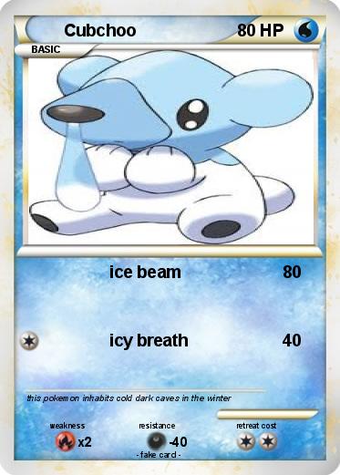 Pokemon Cubchoo