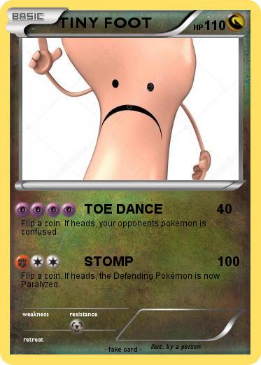 Pokemon TINY FOOT