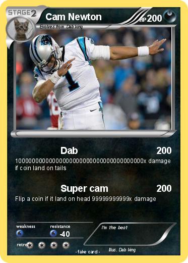 Pokemon Cam Newton