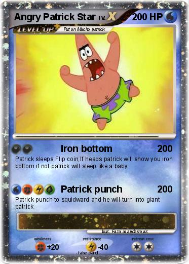 Pokemon Angry Patrick Star
