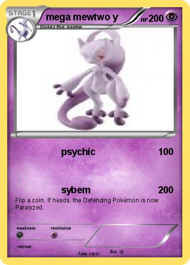 Pokemon mega mewtwo y