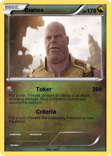 Pokemon thanos
