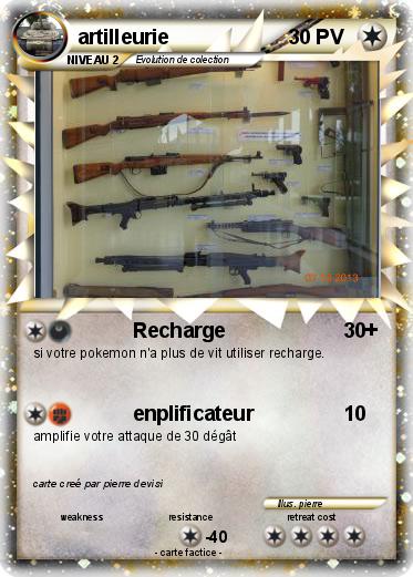 Pokemon artilleurie