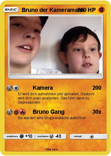 Pokemon Bruno der Kameramann