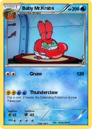 Pokemon Baby Mr.Krabs