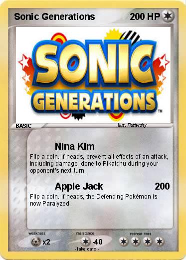 Pokemon Sonic Generations
