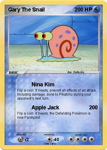 Pokemon Gary The Snail