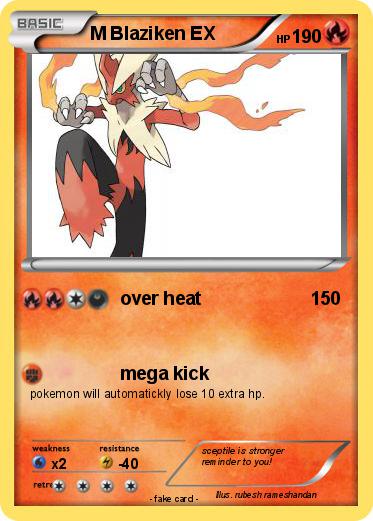 Pokemon M Blaziken EX