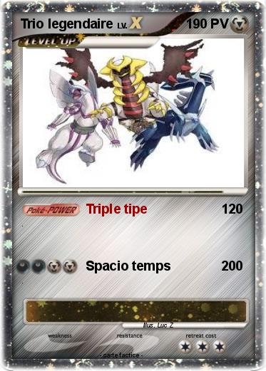 Pokemon Trio legendaire