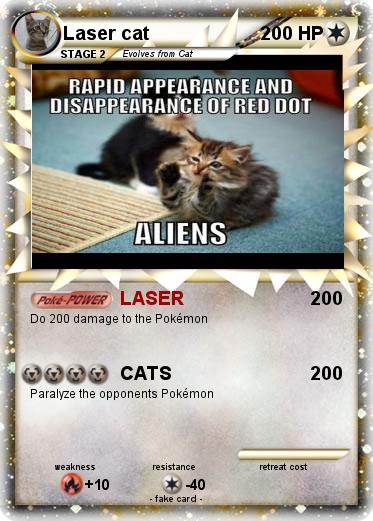 Pokemon Laser cat