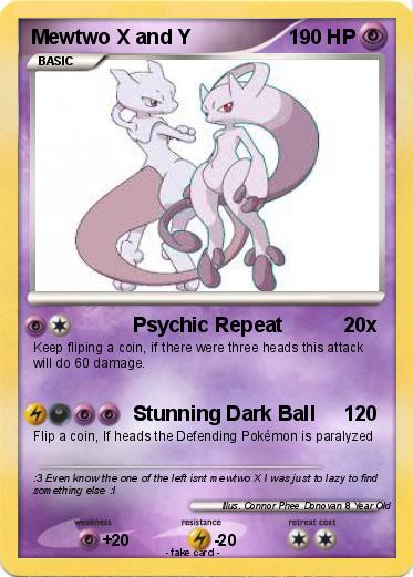 Pokemon Mewtwo X and Y