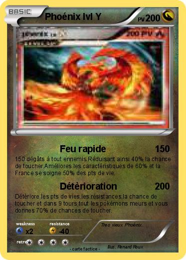 Pokemon Phoénix lvl Y