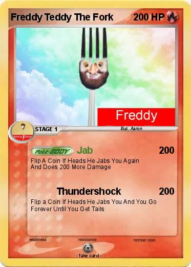 Pokemon Freddy Teddy The Fork