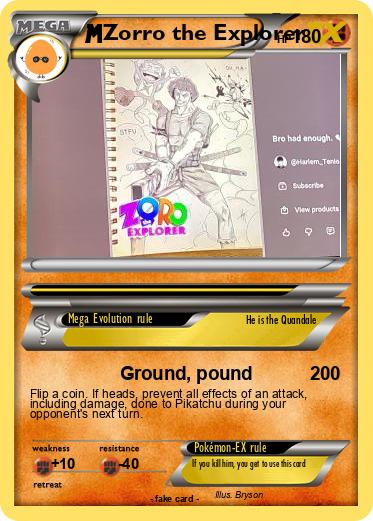 Pokemon Zorro the Explorer