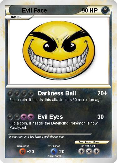 Pokemon Evil Face