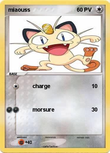 Pokemon miaouss