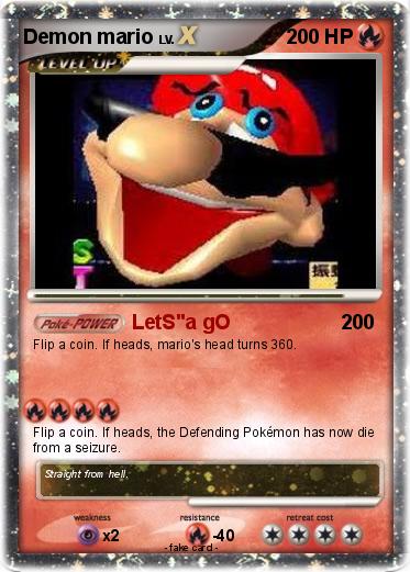 Pokemon Demon mario