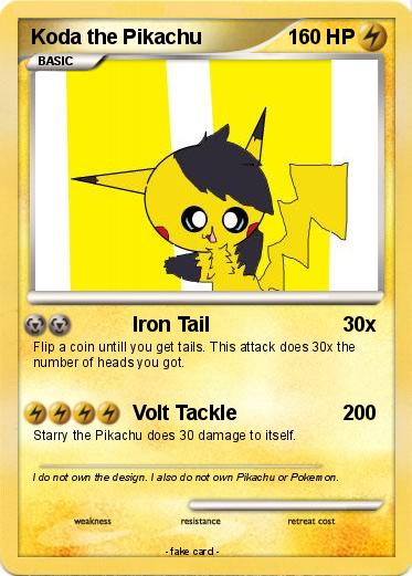 Pokemon Koda the Pikachu