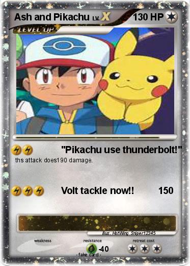 Pokemon Ash and Pikachu