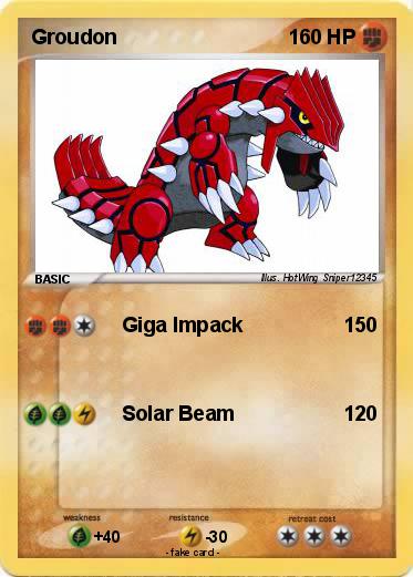 Pokemon Groudon
