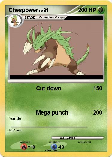 Pokemon Chespower