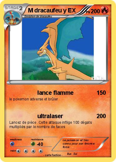 Pokemon M dracaufeu y EX