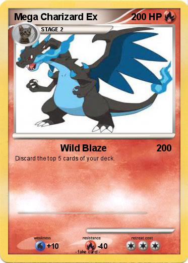 Pokemon Mega Charizard Ex