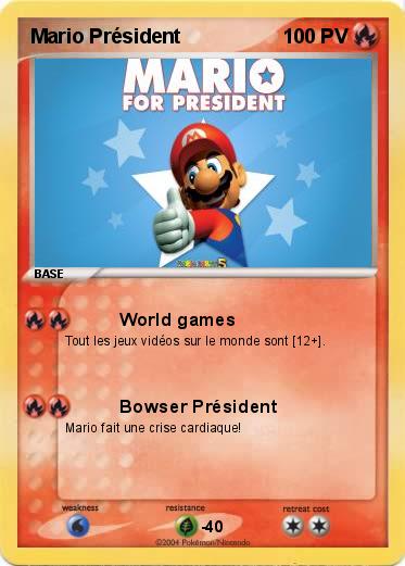 Pokemon Mario Président