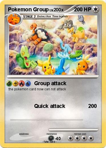 Pokemon Pokemon Group