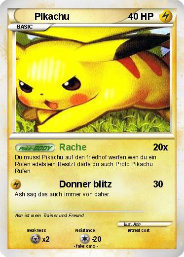 Pokemon Pikachu