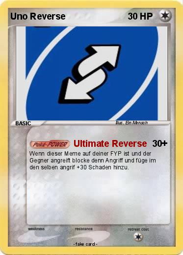 Pokemon Uno Reverse