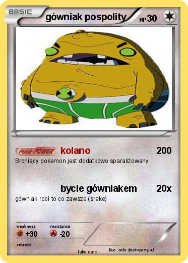 Pokemon gówniak pospolity