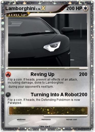 Pokemon Lamborghini