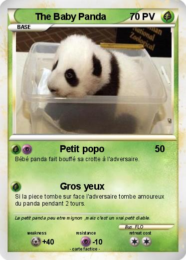 Pokemon The Baby Panda