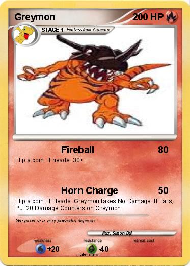 Pokemon Greymon