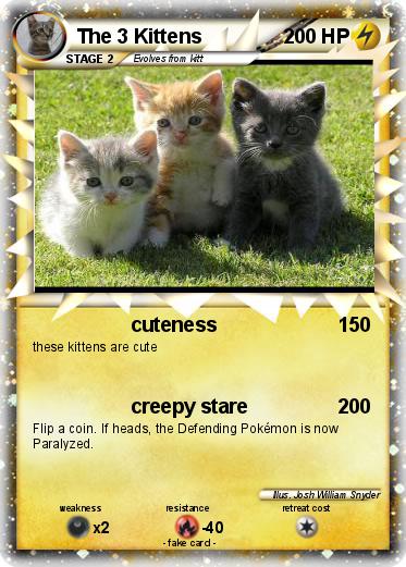 Pokemon The 3 Kittens