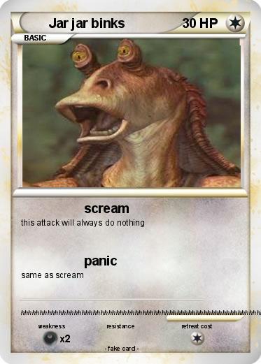 Pokemon Jar jar binks