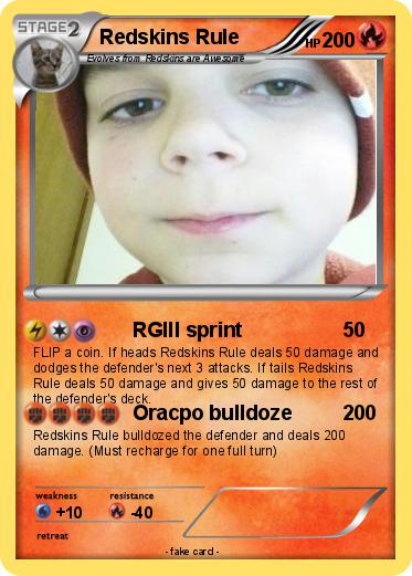 Pokemon Redskins Rule