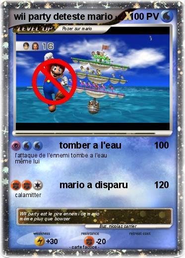 Pokemon wii party deteste mario
