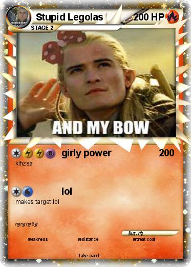 Pokemon Stupid Legolas