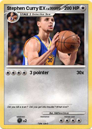 Pokemon Stephen Curry EX