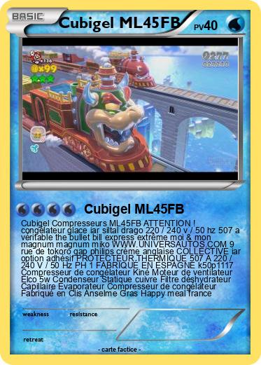 Pokemon Cubigel ML45FB