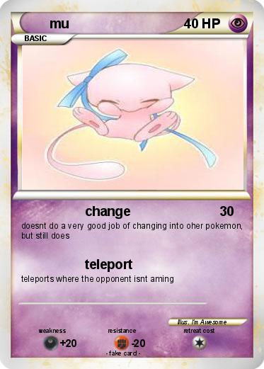 Pokemon mu