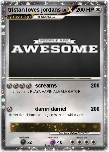 Pokemon tristan loves jordans