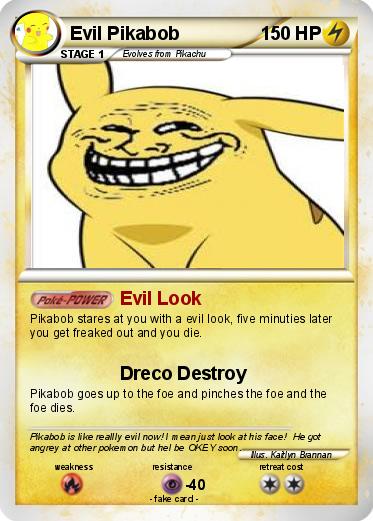 Pokemon Evil Pikabob