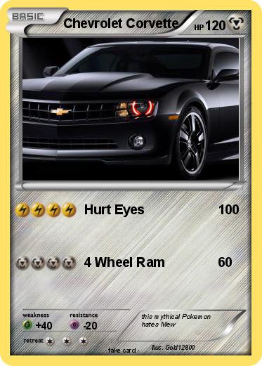 Pokemon Chevrolet Corvette