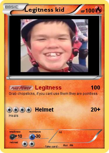 Pokemon Legitness kid