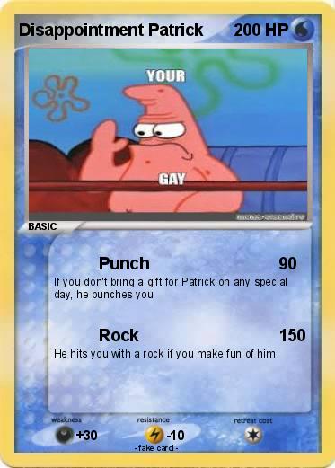 Pokemon Disappointment Patrick
