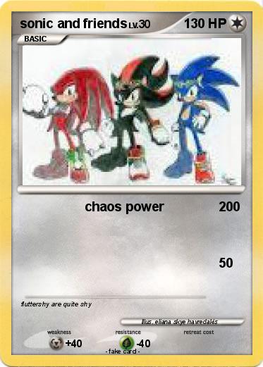 Pokemon sonic and friends